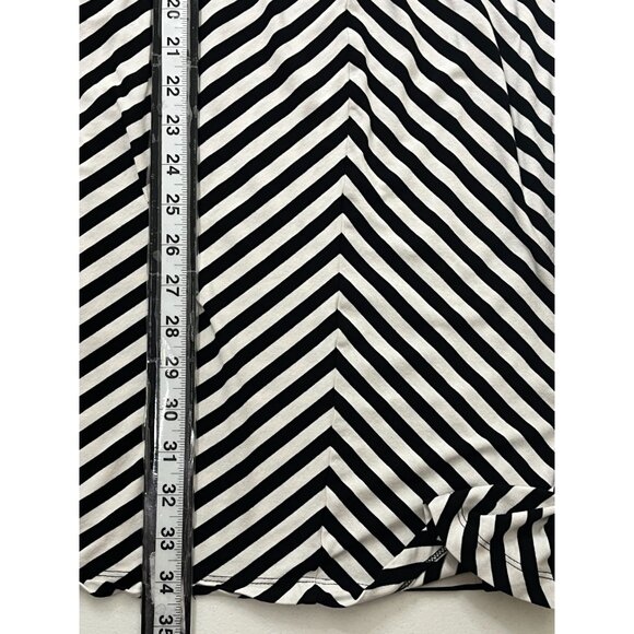 Kenneth Cole Black White Striped Sleeveless Sundress Women’s Medium - Picture 8 of 13